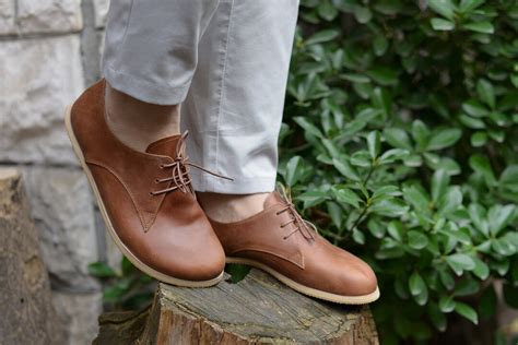 Men Barefoot Shoes, Leather Minimalist Shoes, Zero Drop Men Shoes ...