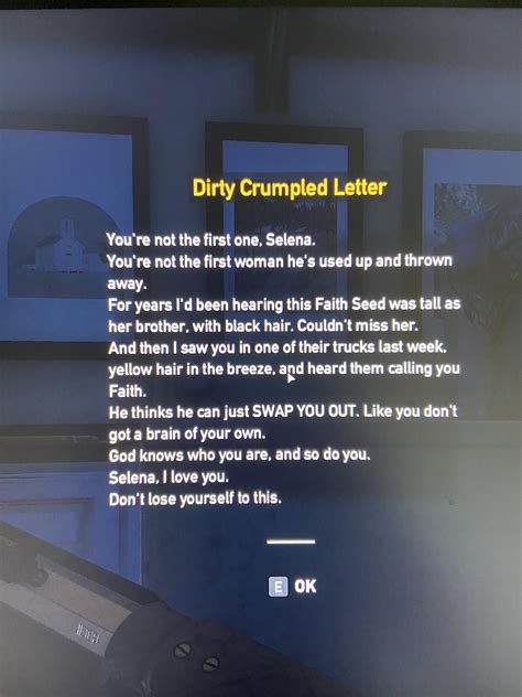 Did I just uncover some Far Cry 5 lore? Are there different Faith Seeds