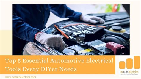 Top 5 Essential Automotive Electrical Tools Every DIYer Needs | by Ozautoelectrics | Medium