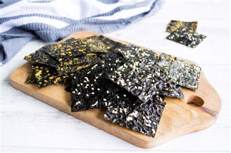 Deliciously Gluten-free Vegan Toasted Seaweed Chips Recipe