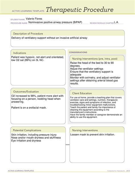 Airway Management Ati Template