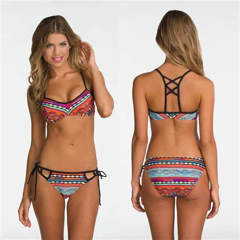 Swimwear Sexy Indian Printing Bikini Swimsuit For Women Sexy Bathing