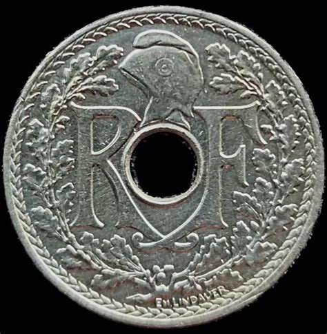 FRANCE PIÈCE 25 Centimes Lindauer Maillechort de 1939 F 172 3 1