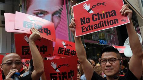 Thousands Protest After Proposed Changes To Hong Kong S Extradition Law