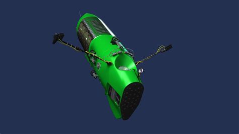 3D Deepsea Challenger Submersible - TurboSquid 2102669