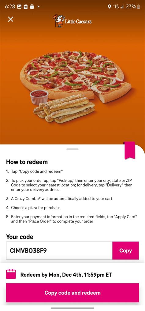 Free Lil Caesar Crazy Combo with Pizza Purchase : r/Freefood