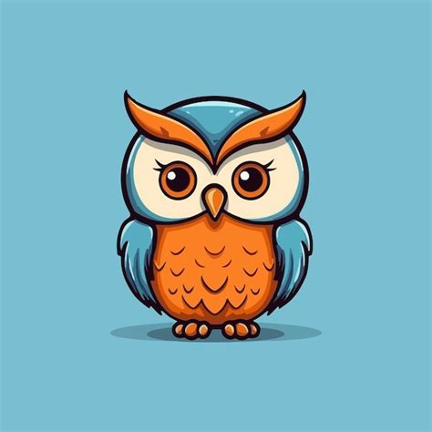 Premium Vector Cute Owl Cartoon Vector Illustration