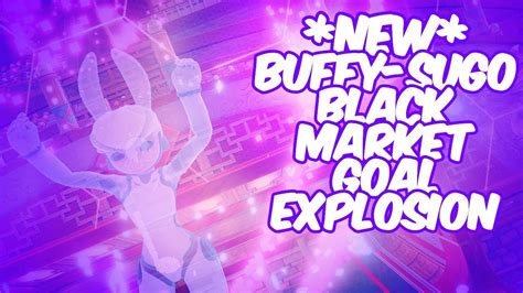 New Buffy Sugo Black Market Goal Explosion Rocket League V1 85 Update Youtube