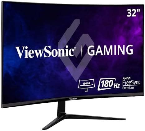 Viewsonic Omni Curved Gaming Monitor Vx3218 Pc Mhd 32 Inch 81 28 Cm