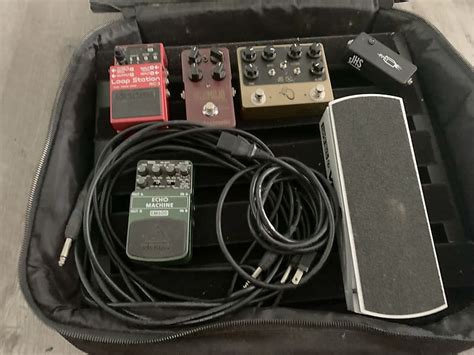 Pedaltrain Pedalboard With Jhs Boss Pedals Reverb