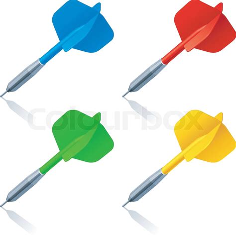 Darts Stock Vector Colourbox