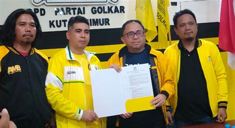 Kasmidi Bulang Resmi Dapat Rekomendasi Partai Golkar Maju Pilkada Kutai