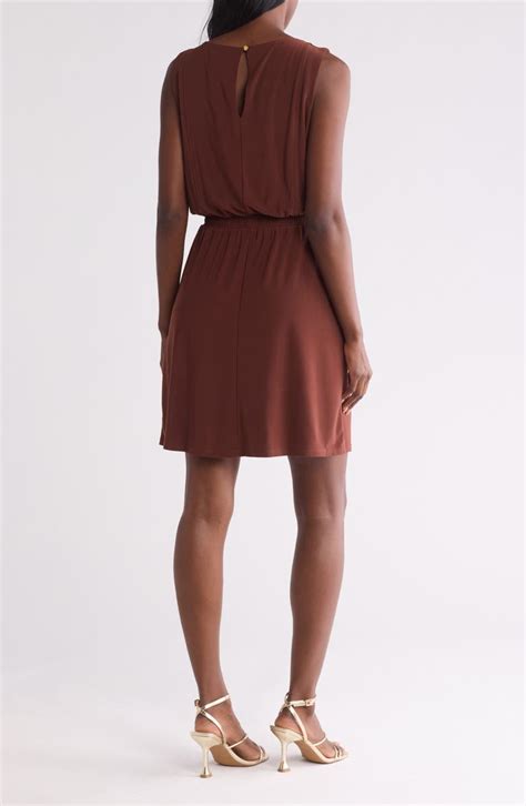 Vince Camuto Cowl Neck Fit And Flare Dress Nordstromrack