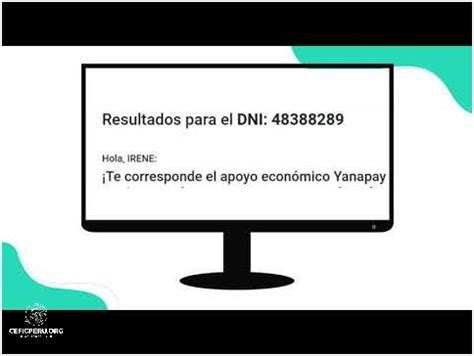 Consigue Tu Bono de 350 Soles con Yanapay Perú CeficPeru org