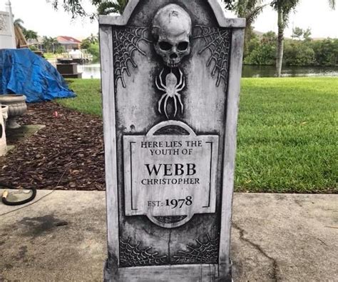 Halloween Tombstones 9 Steps With Pictures Instructables