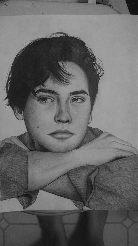 Realistic Pencil Drawings Graphite Drawings Cole Sprouse Riverdale