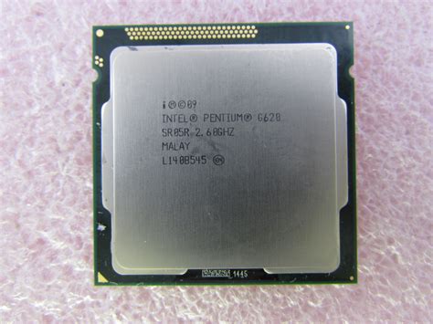 Intel Pentium G620 2.60GHz 2.6Ghz SR05R Socket 1155 Sandy Bridge CPU ...