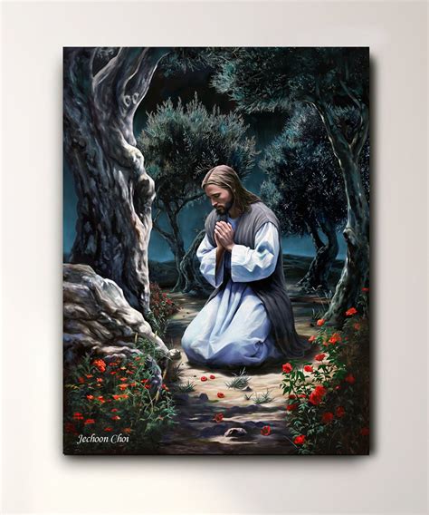 Jesus Christ Canvas Print, Gethsemane, Christian Art, Lds Art, Jesus ...