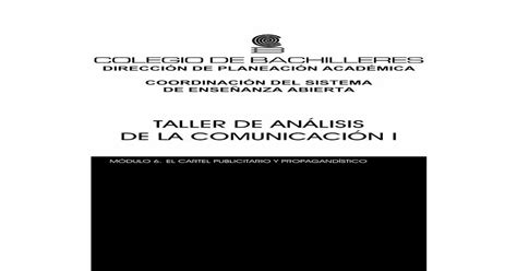 Taller De AnÁlisis De La ComunicaciÓn I · Y La Construcción Del