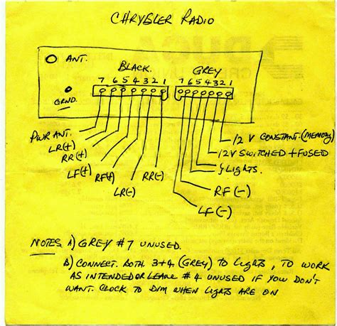 Stereo Wiring Diagram Help Dodge Ramcharger Central