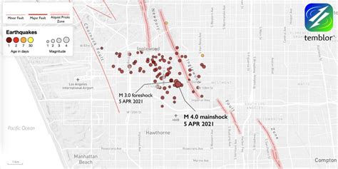 Los Angeles Earthquake Fault Map