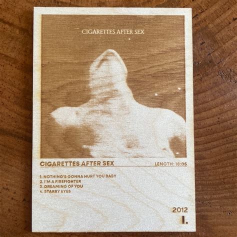 Cigarettes After Sex Poster Etsy