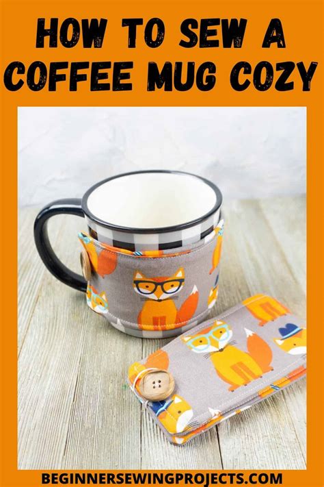 Free Coffee Cup Cozy Sewing Pattern Lefterrynick