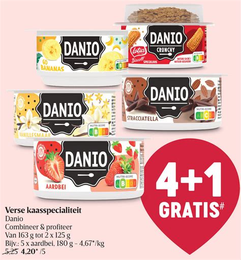 Danio Verse Kaasspecialiteit Van 163 Gtot 2 X 125 G Promotie Bij Delhaize