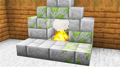 Minecraft Fireplace Tutorial