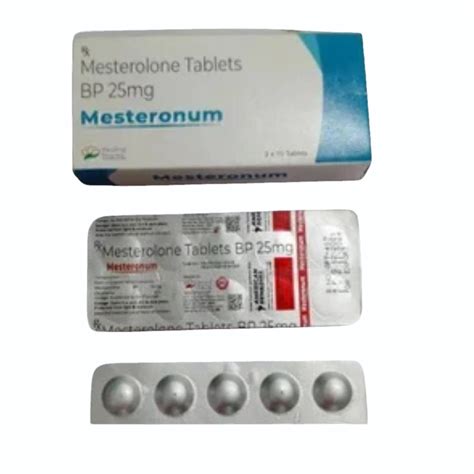 Mesterolone 25 Mg Mesteronum Tablets For Personal Purity Medicine At