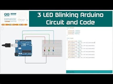 Blinking Led Arduino Circuit Diagram