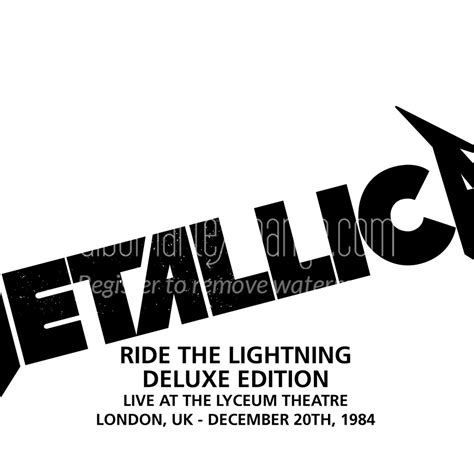 Album Art Exchange - Ride the Lightning Deluxe Edition: Live at the ...