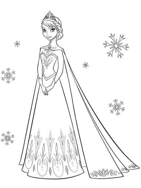 Disegni Elsa Da Colorare On Line Disegni HD