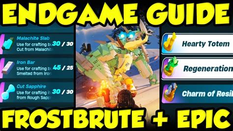 LEGO FORTNITE ENDGAME GUIDE How To Beat Frost Brutes And Get EPIC