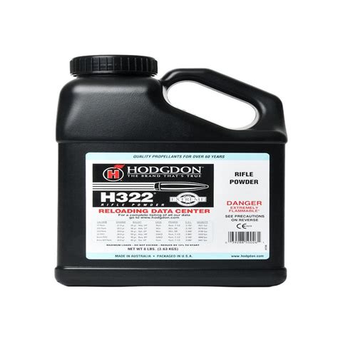 Hodgdon Extreme H322 Rifle Powder 8 Lbs