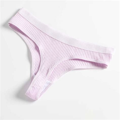 Culotte slip Culotte tanga taille basse en coton pour femme sous vêtement sexy lingerie féminine