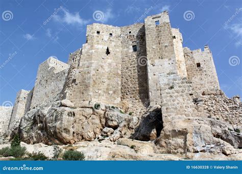 Castle Masyaf stock photo. Image of exterior, fort, history - 16630328