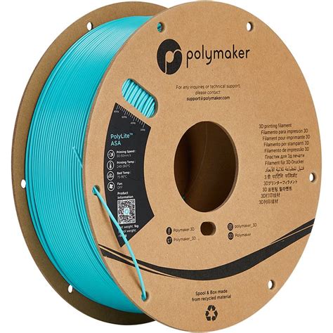 Achat Polylite Asa Polymaker Teal Mm Kg Polyfab D