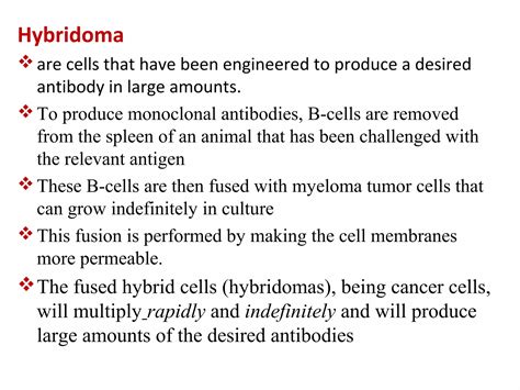 monoclonal antibodies hybridoma technique