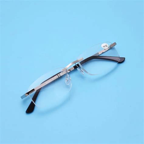 Fashion Glasses For Read Men Women Frameless Clear Lens Reading Glasses Ultralight Presbyopic