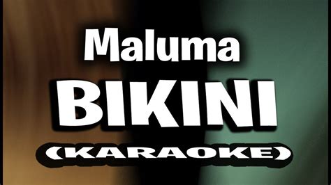 Maluma Bikini Karaoke Instrumental Youtube