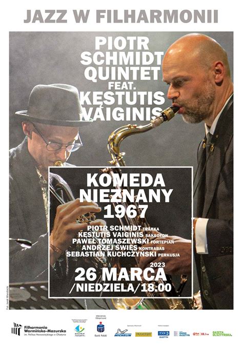 Jazz W Filharmonii Piotr Schmidt Quintet Feat K Stutis Vaiginis