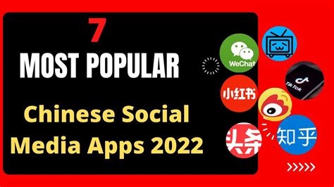 Top 7 Most Popular Chinese Social Media Apps In 2022 Youtube