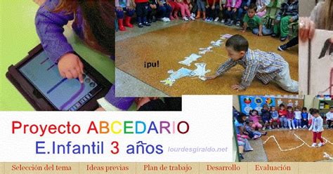 La tutoría en Infantil Trabajamos por proyectos Proyecto ABECEDARIO