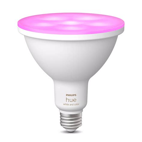 Hue 1 Pack PAR38 E26 LED Bulb White And Colour Ambiance Philips Hue