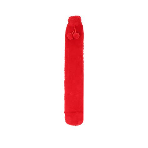 XYSCPDAClassic Large Hot Water Bottle With Fleece Cover Cozy Hot Water Bottle For Bed Warming