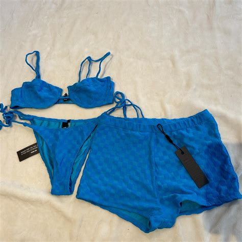 New Triangl Bikini Set New With Tags Top Size Depop