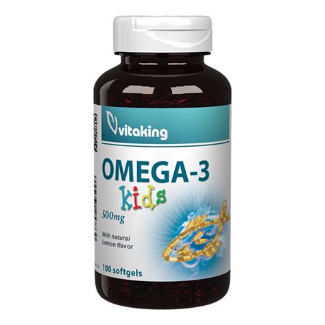 Omega-3 kids - 500 mg (100 softgels) - Vitaking