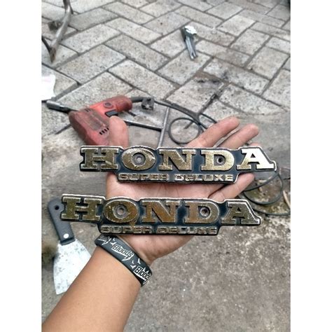 Jual Emblem Tangki Gl 100 Original Copotan Logo Honda Tangki Gl 100