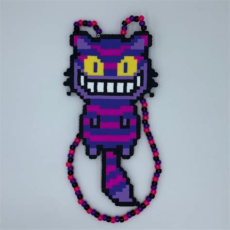 Cheshire Cat Perler Etsy